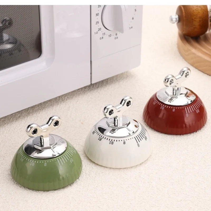 Magnetic Kitchen Timer Manual Countdown Alarm Clock Digital Timer Mechanical Cooking Timer Study Stopwatch Cooking Shower