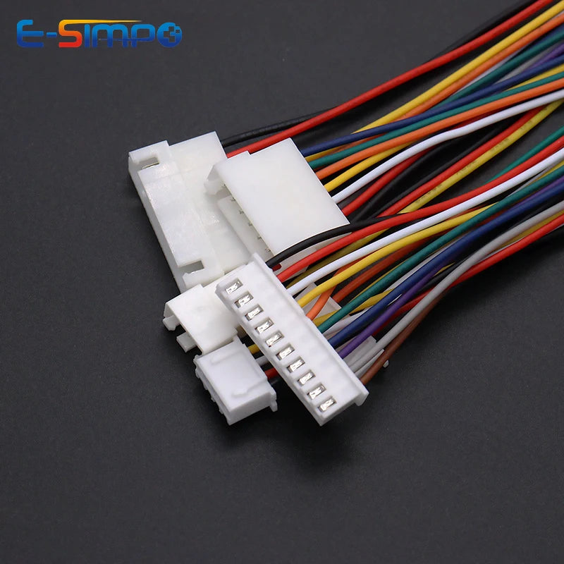 10pcs 22awg/26AWG XH2.54 10/20/30cm Female Male 2P 3P 4P 5P 6P Plug Butt-joint Aerial Dock Crimp Terminal Wire Cable Connector