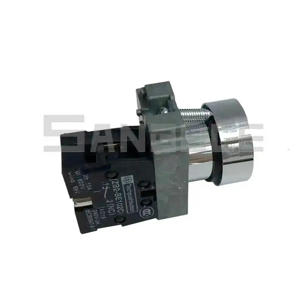 10pcs Reset 22mm Push Button Switch XB2-BA31 BA42 BA51 Flat Knob Momentary 1NO 1NC Touch Start Stop ON-OFF