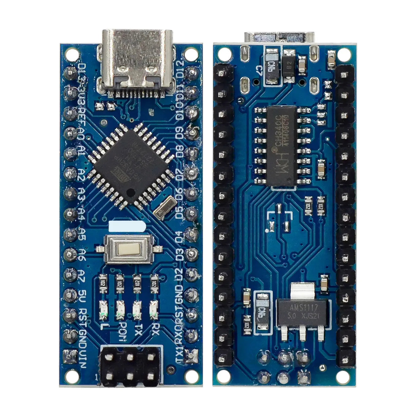 For nano Mini / Type-C / Micro USB With The Bootloader Compatible Red Controller for Arduino CH340 USB driver 16Mhz ATMEGA328PB