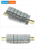 OMCH DIN Rail Solid State Relay SSR With Heatsink 10A 25A 40A 60A 80A 100A 120A DC-AC DC-DC AC-AC Single Phase Control