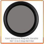 Kase Wolverine Magnetic Variable ND 1.5 to 5 Stop ND Filter + Magnetic Adapter for Compact Digital Camera Compatible with Sony R
