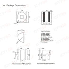 3W 3535 Deep Infrared IR High Power LED Light Source Band 660nm 700nm 730nm 740nm 800nm 850nm 940nm 1050nm Lamp Beads