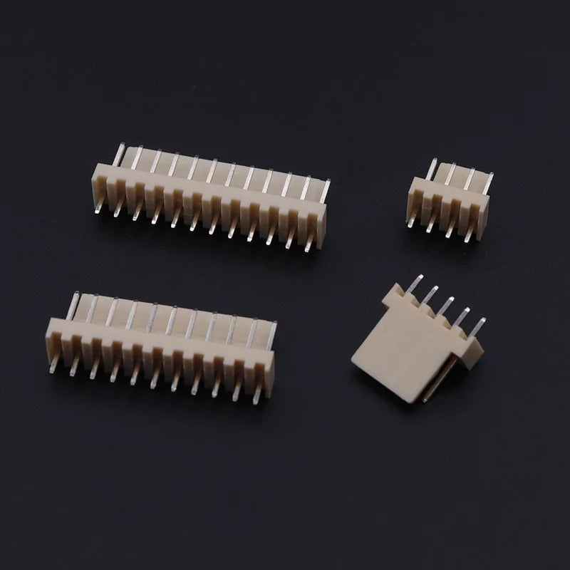 50Pcs KF-2510 2.54mm Pitch Male Plug 2P/3P/4P/5P/6/7/8/9/10/11/12p Pin Header PCB Connector Straight Pin Header KF2510 Connector