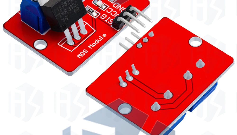 ‌IRF520 MOSFET Driver Module (1PCS/5PCS) – 0-24V Logic-Level Gate Driver for Arduino/Raspberry Pi/ARM