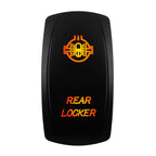 12V-24V Orange Led Rocker Switch Waterproof 20A Amber Light SPST DPDT Toggle Key for Car Boat ATV Camper Motorhome Auto Machine