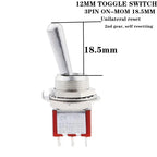 1Pcs/5Pcs SH T80-T Z1 Series Large Long Handle 12mm Panel Mount Mini Toggle Switch 5A 125VAC