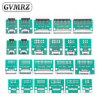 0.5mm 1.0mm pitch Connector SMT Adapter to 2.54mm hole FPC FFC Cable Welded board With Pin / Empty Board 6P 8P 10P 12P 20P 24P