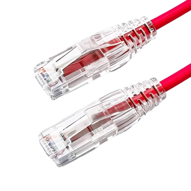 (5pcs/Pack) Patch Cord RJ45 Colour UTP Cat6A 28AWG Slim Ethernet Network Cat 6 Ethernet Cable 4 PVC Cat7 STP Internet Lan Cable