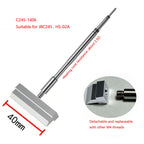 C245 Rapid Heating Soldering Iron Tip Copper Nickel Plated Spatula T1401-1406 Compatible with C245/T12/TS/T85/T65-M4 Threaded He