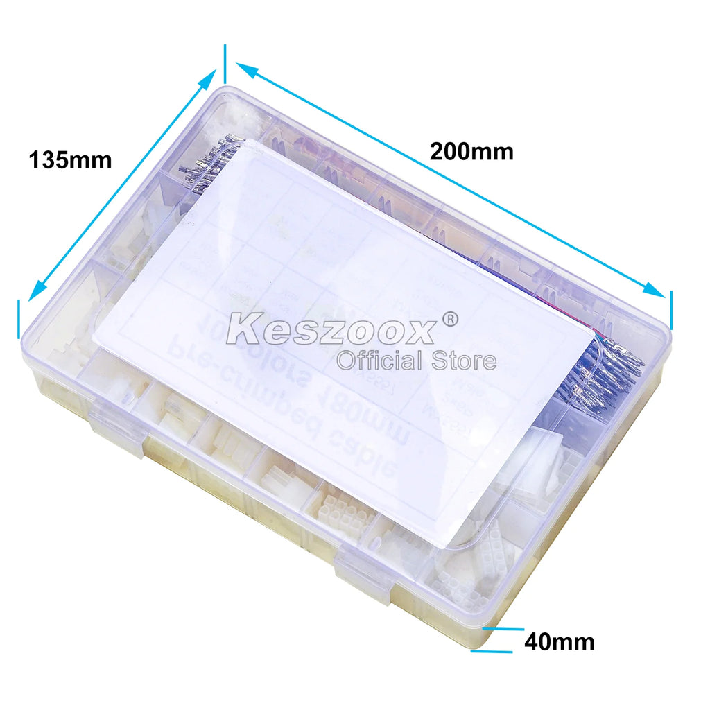 Keszoox Molex 5557 4.2mm Male Female 2-6P Connectors Housing with 20AWG Pre-crimped Cable Molex Connector Kit