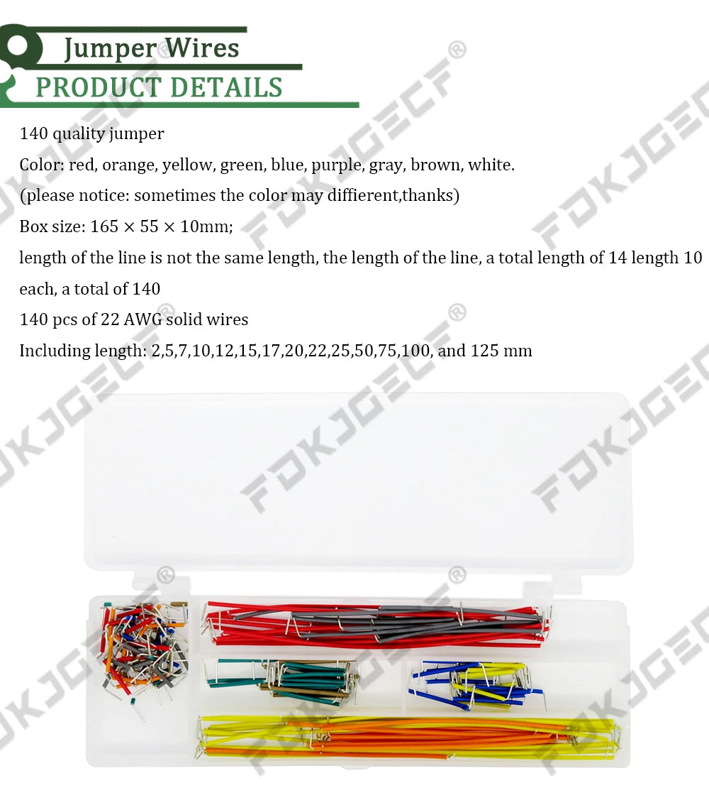 3.3V/5V MB102 Breadboard power module+MB-102 830 points Prototype Bread board for arduino kit +65pcs / 140pcs jumper cable wires