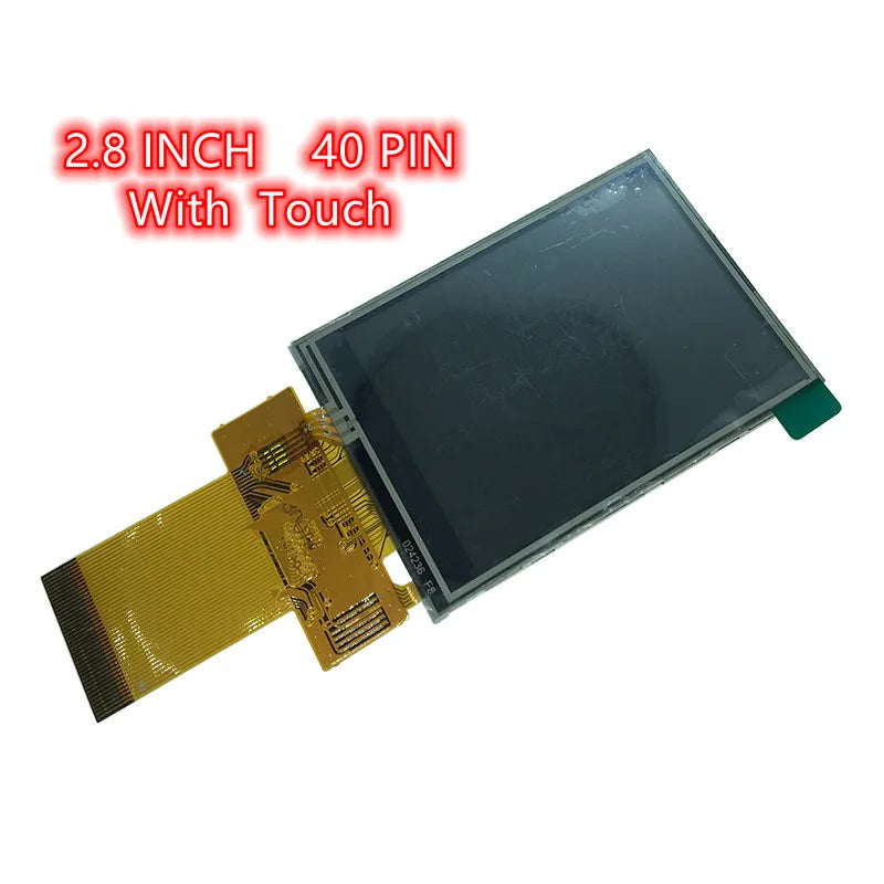 ILI9488 ILI9341 TFT LCD 2.4/2.8/3.5 inch 40PIN Socket Capacitive Resistive Touch Display Screen