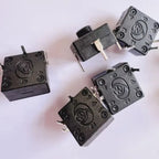 10PCS Power Button Switch 12mmx12mm H=9mm 4PIN DIP ON-ON-ON-OFF For Flashlight Electric Torch