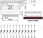 5PCS x 12 Segment 4 RED + 8 Green 7*58mm Digital LED Bar Display LED Parts 128074R8G STBD01-4R8GA