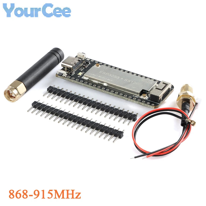 ESP32 SX1262 SX1276 LoRa 433-470MHz 868-915MHz WIFI Wireless Core System Development Board Module for Arduino with Antenna