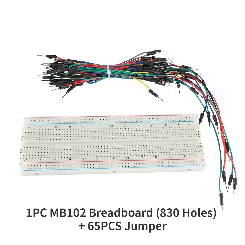 400/750/830Tie DIY PCB Breadboard Kit Jumpers 65/140pcs Wires Mini Test Protoboard for DIY Test Circuit Board Electronic Kits