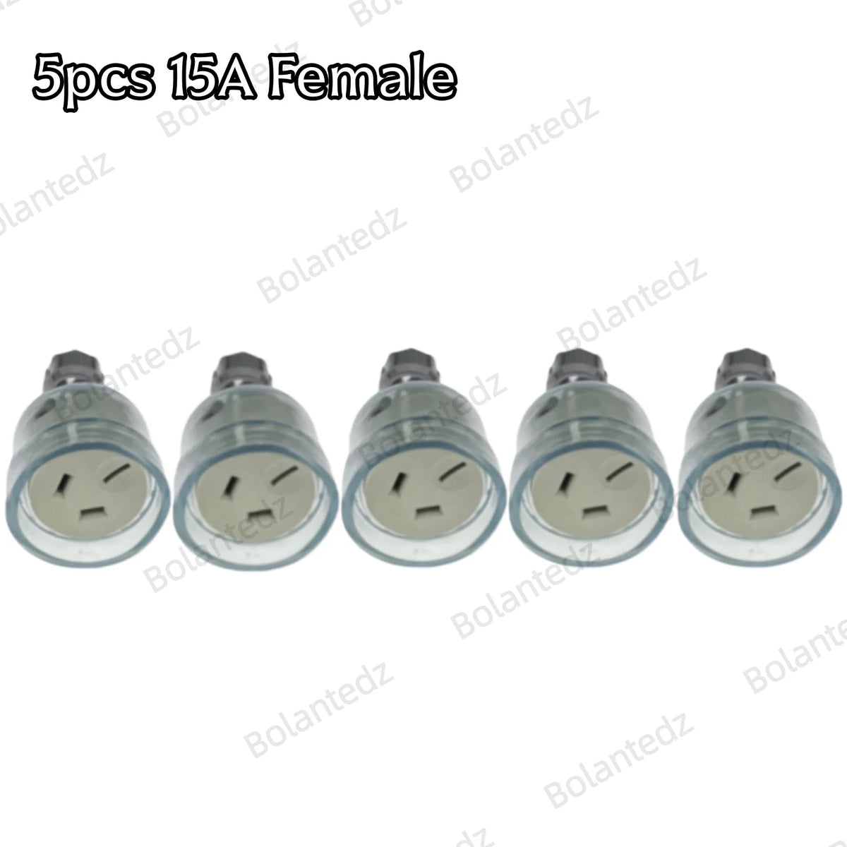 Bolantez 1pcs SAA Rewirable Plug Socket Australian Female Socket 3 Prong Electrical Socket Grounded Rewire Socket DIY Assembled
