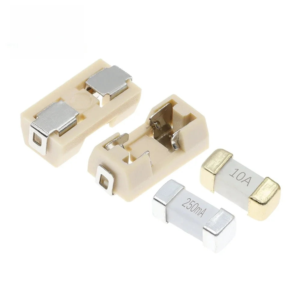 10PCS 1808 125V 250V AC 0451 SMD Fast Blow Fuse 0.5A 0.75A 1A 2A 3A 4A 5A 6.3A 8A 10A 12A 15A 500MA 750MA 2410 Ultra-Rapid Fuses