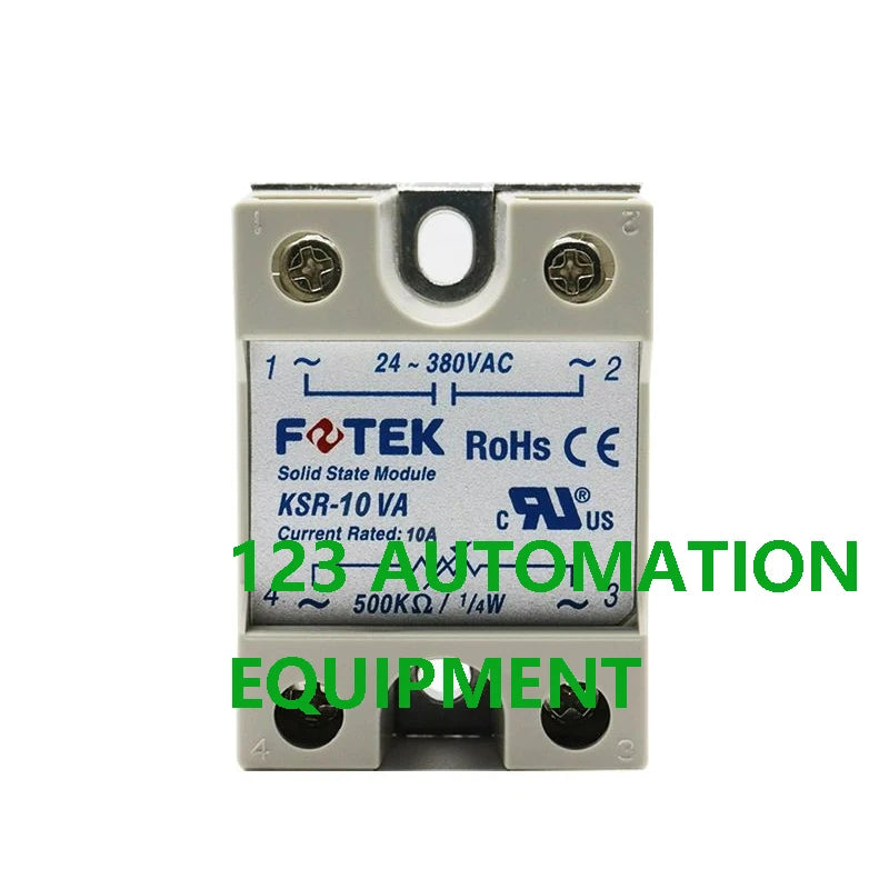 Authentic New FOTEK KSR-10VA 25VA 40VA 50VA 75VA  KSR-10VA 25VA 40VA-H Single Phase Solid State Relay SSR Modul