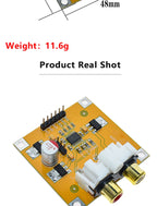 PCM5102 Raspberry Pi DAC Audio Decoder Board I2S Digital Audio Module 112dB SNR DC 5-10V Input Dual RCA Analog Output