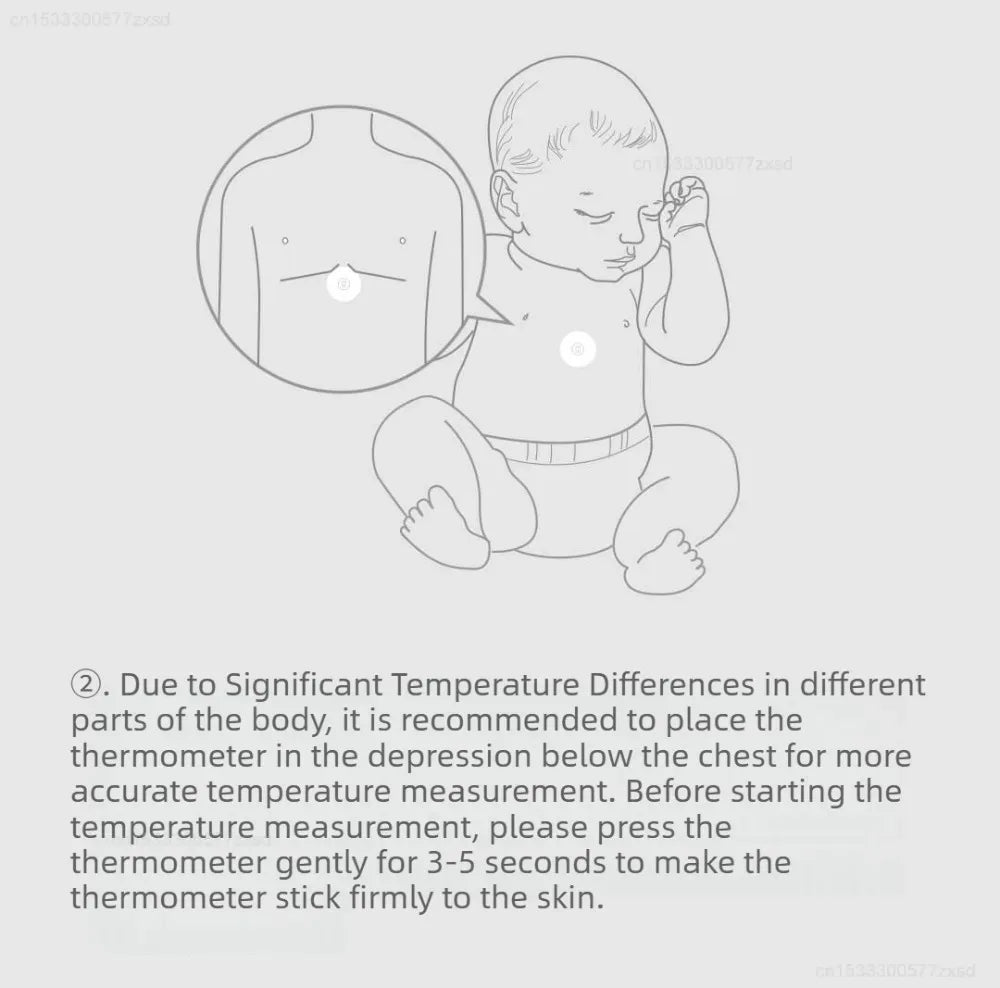 Miaomiaoce Digital Baby Smart Thermometer Accurate Measurement Constant Monitor High Temperature Alarm Smart Home Devices