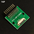 1pcs 4P-- 80P 0.5mm Pitch Connector SMT Adapter to 2.54mm 1.00 Inch Hole FPC FFC Cable Welded Board + Double Row Straight Pin