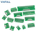 FC/FPC 6-80P to 2.54mm DIP Adapter Board 0.5mm Pitch Flexible Flat Cable Breakout PCB Soldered FR4 Double-Sided Converter Module
