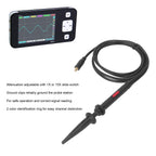 Adjustable Oscilloscope Probe Oscilloscope Probe Kit Adjustable Probe Testing Clip Identification Rings Set for DS211 DS212