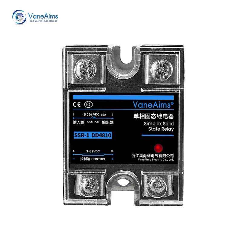 SSR-40DD DD SSR 10A 25A 40A 60A 80A 100A 120A DC control DC Solid State Relay Module for PID Temperature Control