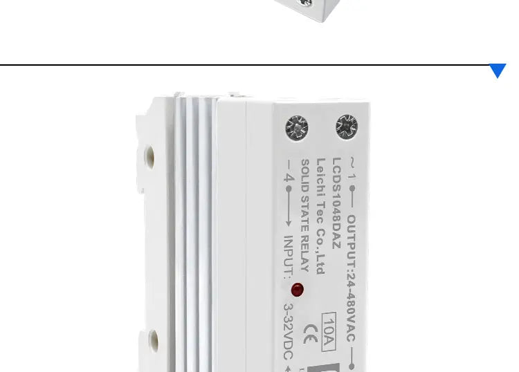 LCTC DIN Rail Mounted Relay SSR Slim Solid State Relay With Heat Sink DC Control AC 10A 25A 40A 50A 60A 80A Industrial Relay