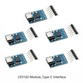 5pcs CP2102 USB to Serial UART Downloader Flasher Board USB to TTL Module USB Interface