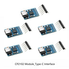 5pcs CP2102 USB to Serial UART Downloader Flasher Board USB to TTL Module USB Interface
