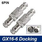 GX16 Docking Aviation Connector 2 3 4 5 6 7 8 9 10 Pin Male Female Plug Socket Inline Wire Panel Cable Connector Adapter Joint