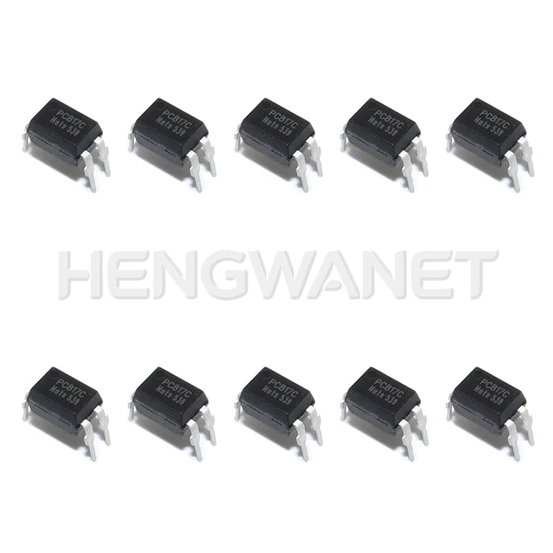 50PCS PC817 PC817C 817 817C EL817 5v Optocoupler FL817C PS817C DIP4 DIP Opto Coupler New and Original Optical Isolation IC Chip