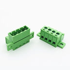 1Set 2EDGRKC Green Solderless Docking Screw Terminal Block 5.08MM PCB Plug-In Type 2EDG Connector for Electronics