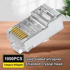 50/100Pcs RJ45 Cable Connector Plug Cover Ethernet Network Cable Connector Plugs Strain Relief Boots - Plastic