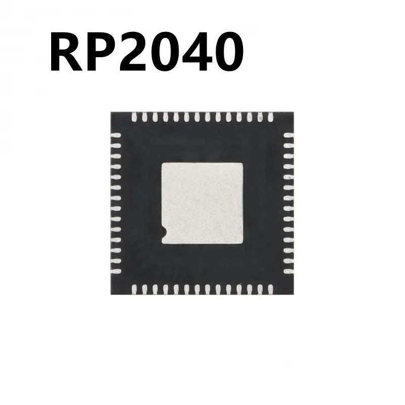 (10Pcs) 100% Brand New Original Genuine Rp2040 Smd Lqfn-56 Package Arm Cortex-M0 133Mhz Microcontroller Chip