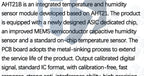 BAISHUN   AHT21 High Precision Digital Temperature and Humidity Sensor Measurement Module I2C Communication Replace SHT20 FOr Ar