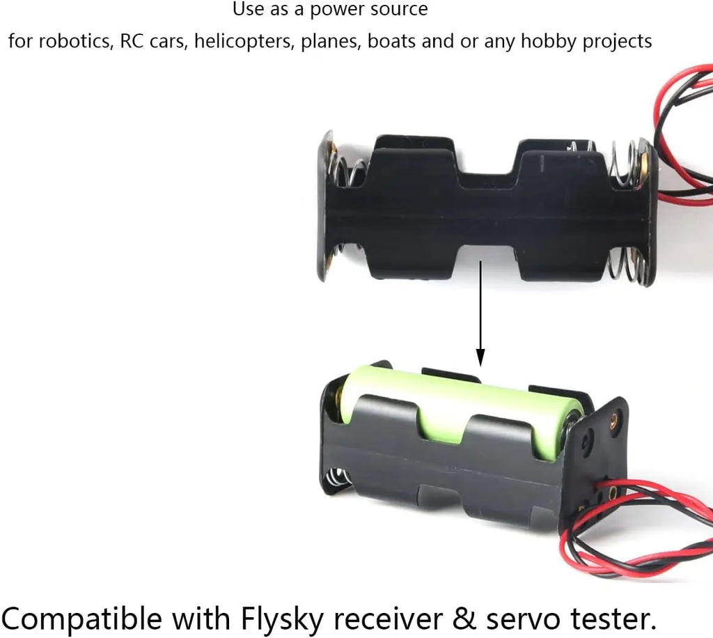 Servo Motor Tester Kit SG90 9g Micro Servo 180 Degree + RC Micro Servo Tester Controller with Power Supply Case 4AA Battery Hold