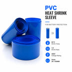 Blue PVC Heat Shrink Tube Wide 30-100mm Insulation/moisture-proof/electrical circuit protective sleeve