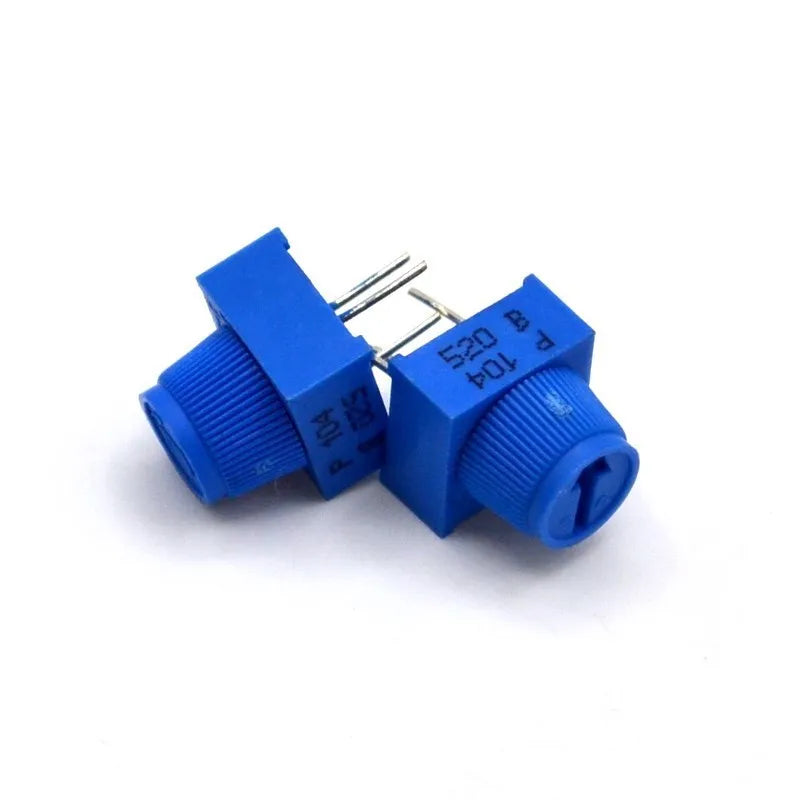 3386P-1-103 10K 1k 2k 5k 10k 20k...  0.5W, 1/2W PC Pins Through Hole Trimmer Potentiometer Cermet 1 Turn Top Adjustment 5PCS/LOT