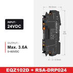 ENMG Ultra-Slim Intermediate Relay APAN3124, DC-to-DC 24VDC  1NO (Normally Open) Kit Solid State Electromagnetic Relay