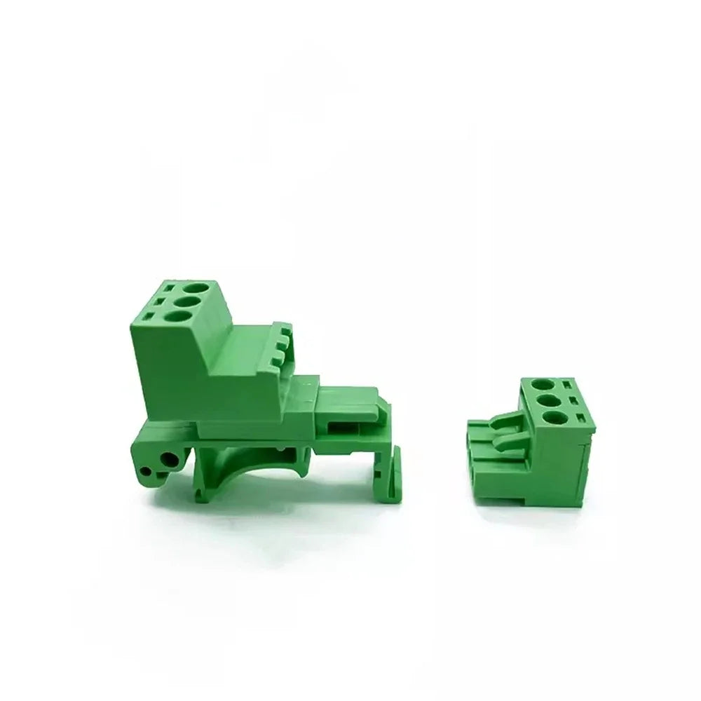 1Sets 2-20pin 2EDG-UKR-5.08mm Rail Terminal Block Pitch 5.08mm Screw Plug-in Terminal Blocks Connector Din Rail Mounting Instead