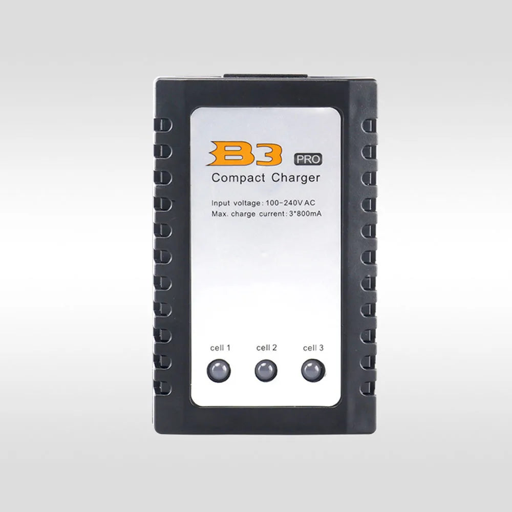 B3 Pro Compact Balance Charger 10W AC 100 - 240V for 2S 3S 7.4V 11.1V Lithium LiPo Battery B3AC for IMAX RC