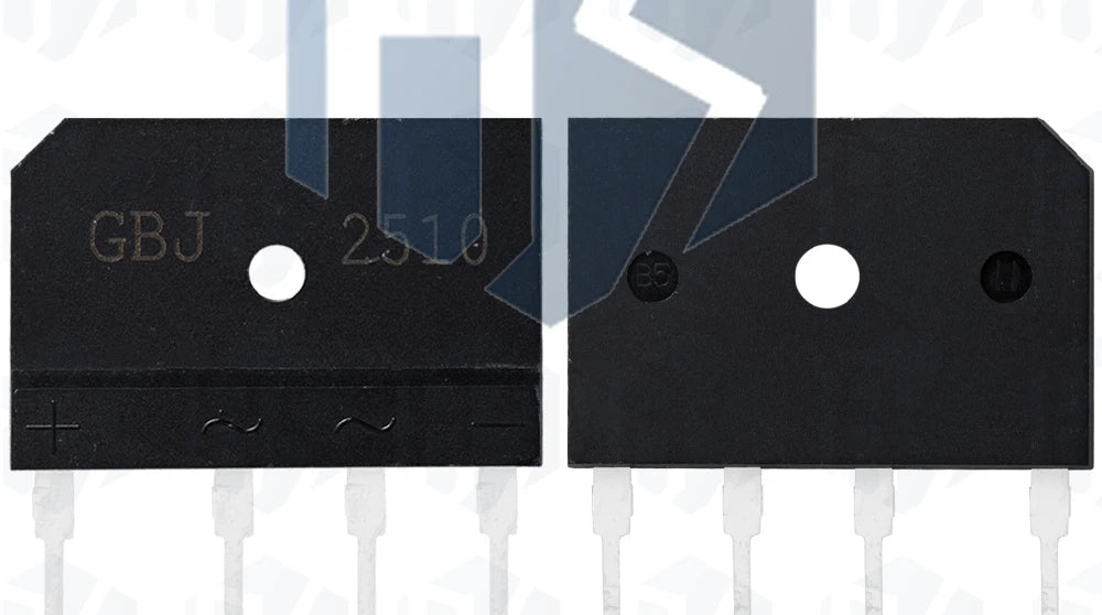 1PCS GBJ2510 Rectifier Bridge: 25A 1000V Diode Module with ZIP Package – In Stock Now