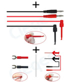 Cleqee P1600 Series High Quality Multimeter Test Lead Kit BNC-Test Cable Test Probe IC Test Hook Automotive Repair Tool Set