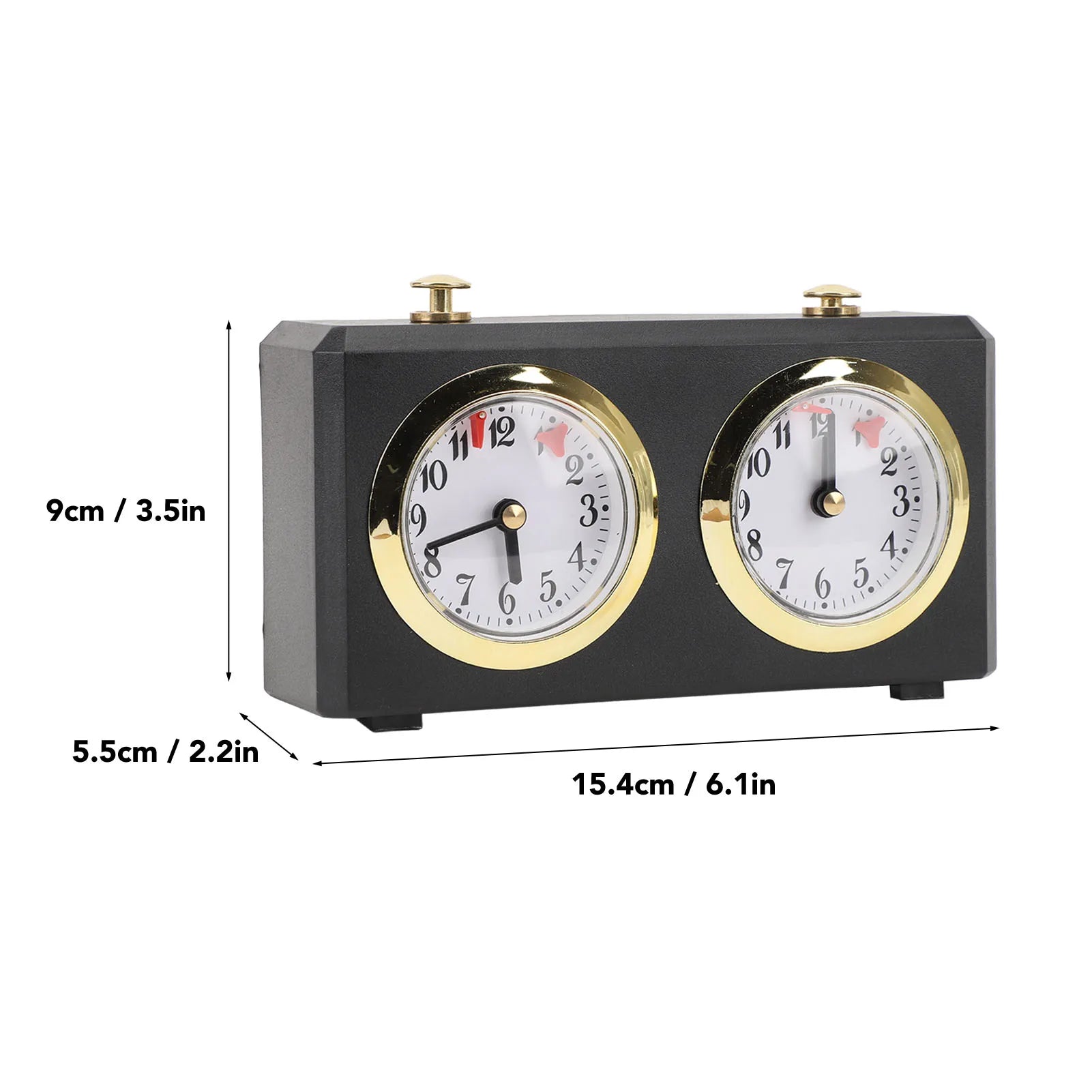 Chess Clock Professional Wind Up Multi Functional Mechanism Portable Large Easy To Read Dials Chinese Chess Mechanical Timer