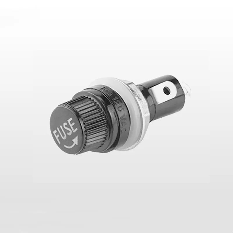 5/10PCS Panel Installation Type Glass Tube Fuse Holder 5x20/6x30mm Electrical Safety Fuse Socket Replacement Accessories