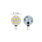 G4 LED Bulbs DC 12V 5050 SMD 1.2W 2.4W 5W 120 Degree Bi-pin Cold Warm White Halogen Replacement Lamp